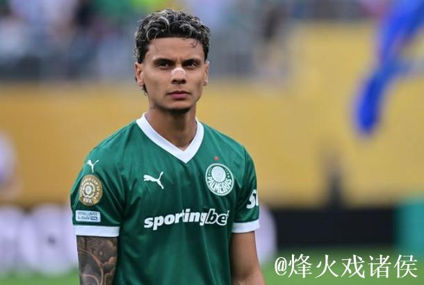 记者：帕尔梅拉斯对里奥斯要价超3000万欧，多家英超球队有意